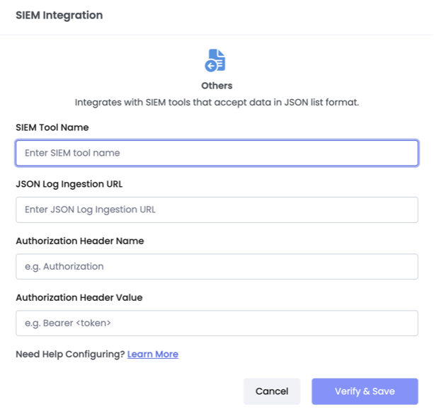 Others Configuration